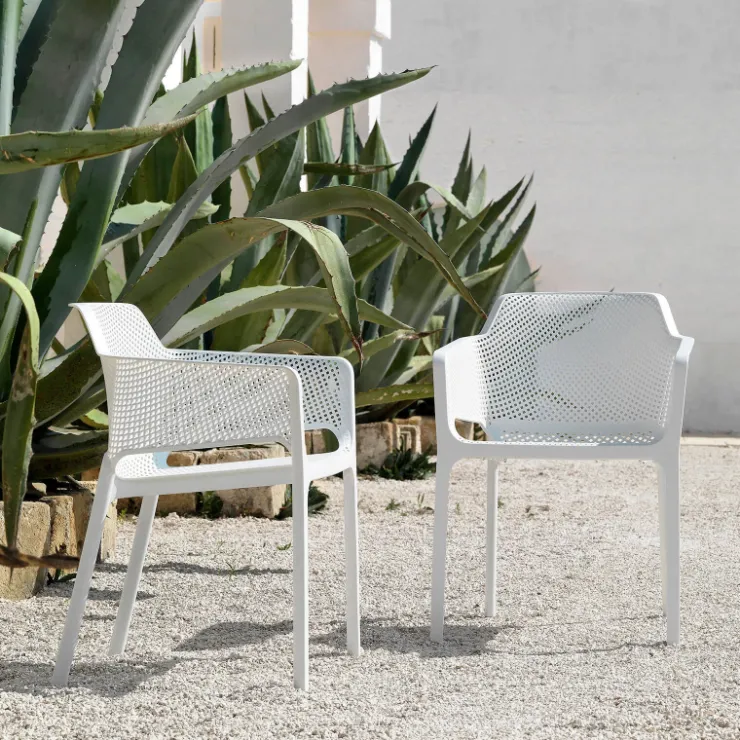 Chaise De Jardin|Fauteuil De Jardin*Net Fauteuil de terrasse moderne en polypropylène