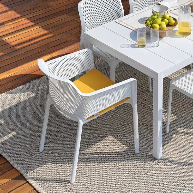 Chaise De Jardin|Fauteuil De Jardin*Net Fauteuil de terrasse moderne en polypropylène