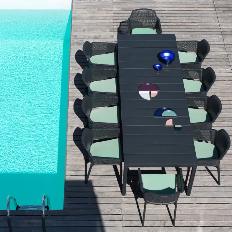 Chaise De Jardin|Fauteuil De Jardin*Net Fauteuil de terrasse moderne en polypropylène