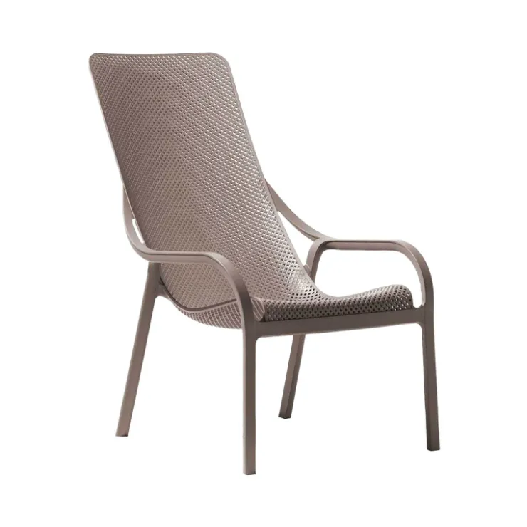 Fauteuil De Salon*Net Lounge Fauteuil lounge design en polypropylène recyclable