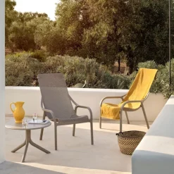 Fauteuil De Jardin*Net Lounge Fauteuil lounge extérieur en polypropylène recyclable empilable