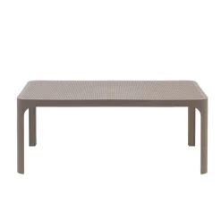 Table De Jardin*Net Table basse de jardin moderne avec plateau micro perforé 100 x 60 cm