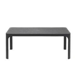 Table De Jardin*Net Table basse de jardin moderne avec plateau micro perforé 100 x 60 cm