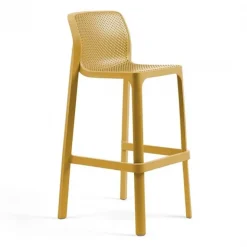 Tabouret Snack (assise +/- 65 Cm)|Tabouret De Bar (assise +/- 80 Cm)*Net Tabouret haut empilable en polypropylène