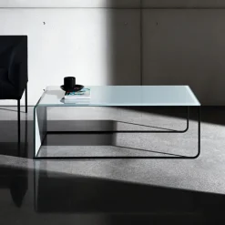 Sovet Italia Table De Salon*Nido Sovet® Table basse gigogne en verre