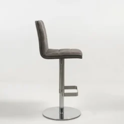 Tabouret Snack (assise +/- 65 Cm)|Tabouret De Bar (assise +/- 80 Cm)*NouméaTabouret réglable en hauteur pied métal et coque rembourrée