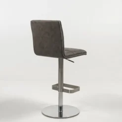 Tabouret Snack (assise +/- 65 Cm)|Tabouret De Bar (assise +/- 80 Cm)*NouméaTabouret réglable en hauteur pied métal et coque rembourrée