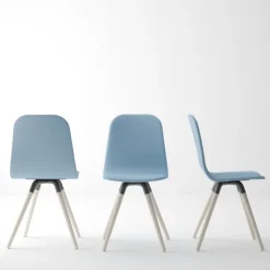 Cancio Chaise De Cuisine|Chaise De Salle à Manger*Nuba Chaise scandinave en synthétique et bois
