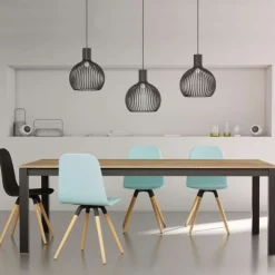 Cancio Chaise De Cuisine|Chaise De Salle à Manger*Nuba Chaise scandinave en synthétique et bois