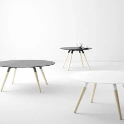 Cancio Table De Salon*Nuba mini verre Table de salon design ronde en verre