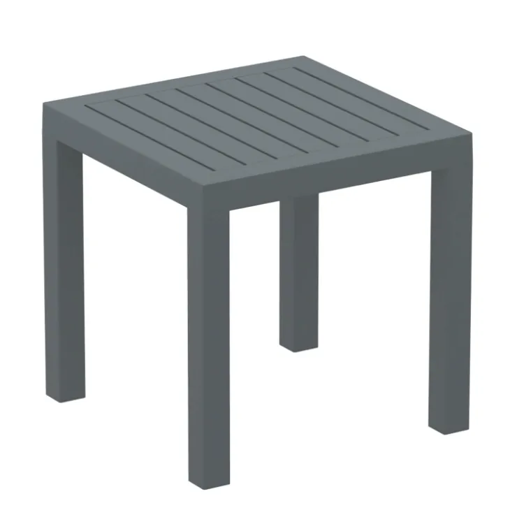 Table De Jardin*Ocean Side Table basse d’appoint carrée en résine pour jardin