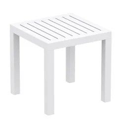 Table De Jardin*Ocean Side Table basse d’appoint carrée en résine pour jardin