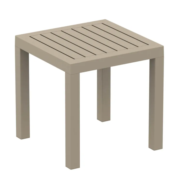 Table De Jardin*Ocean Side Table basse d’appoint carrée en résine pour jardin