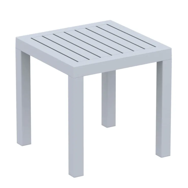 Table De Jardin*Ocean Side Table basse d’appoint carrée en résine pour jardin