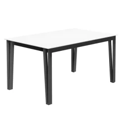Cancio Table De Salle à Manger*Okaso Table de salle à manger rectangulaire en stratifié pieds en épingle