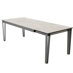 Cancio Table De Salle à Manger*Okaso Table extensible moderne en céramique pieds en épingle