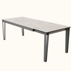 Cancio Table De Salle à Manger*Okaso Table extensible moderne en céramique pieds en épingle