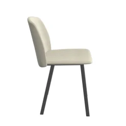 Perfecta Chaise De Salle à Manger|Chaise Salon*Olivia Chaise tendance en tissu et pieds métal