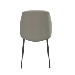 Perfecta Chaise De Salle à Manger|Chaise Salon*Olivia Chaise tendance en tissu et pieds métal