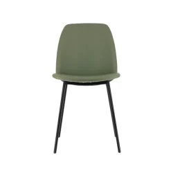 Perfecta Chaise De Cuisine|Chaise De Salle à Manger*Olivia Chaise tendance rembourrée en simili avec pieds en métal
