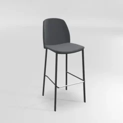 Perfecta Tabouret De Bar (assise +/- 80 Cm)*Olivia Tabouret de bar en tissu avec pieds métal