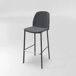 Perfecta Tabouret De Bar (assise +/- 80 Cm)*Olivia Tabouret de bar en tissu avec pieds métal