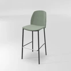 Perfecta Tabouret De Bar (assise +/- 80 Cm)*Olivia Tabouret de bar en tissu avec pieds métal