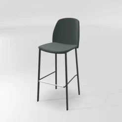 Perfecta Tabouret De Bar (assise +/- 80 Cm)*Olivia Tabouret de bar en tissu avec pieds métal