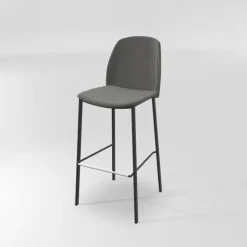 Perfecta Tabouret De Bar (assise +/- 80 Cm)*Olivia Tabouret de bar en tissu avec pieds métal