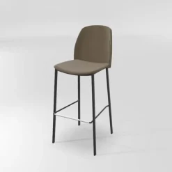 Perfecta Tabouret De Bar (assise +/- 80 Cm)*Olivia Tabouret de bar en tissu avec pieds métal