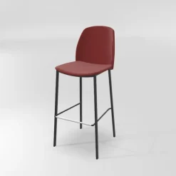 Perfecta Tabouret De Bar (assise +/- 80 Cm)*Olivia Tabouret de bar en tissu avec pieds métal