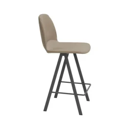 Perfecta Tabouret Snack (assise +/- 65 Cm)|Tabouret De Bar (assise +/- 80 Cm)*Ona Tabouret moderne rembourré en simili hauteur snack