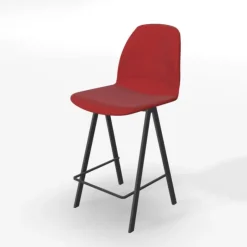 Perfecta Tabouret Snack (assise +/- 65 Cm)|Tabouret De Bar (assise +/- 80 Cm)*Ona Tabouret snack en tissu style moderne