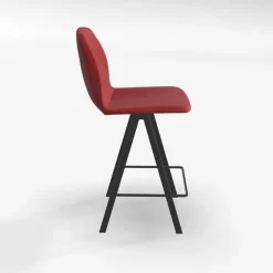 Perfecta Tabouret Snack (assise +/- 65 Cm)|Tabouret De Bar (assise +/- 80 Cm)*Ona Tabouret snack en tissu style moderne
