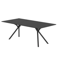 Perfecta Table De Salle à Manger*Onyx Table design rectangulaire avec pieds en métal