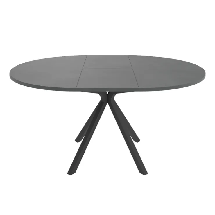 Perfecta Table De Salle à Manger*Onyx Table ronde moderne extensible en stratifié avec pied central design