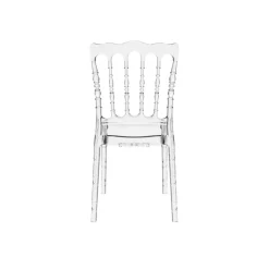 Chaise De Cuisine|Chaise De Salle à Manger*Opera Chaise Napoléon empilable revisitée en polycarbonate transparent