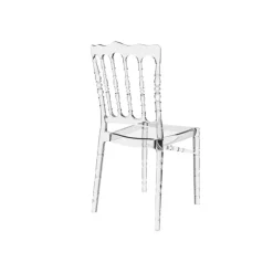 Chaise De Cuisine|Chaise De Salle à Manger*Opera Chaise Napoléon empilable revisitée en polycarbonate transparent