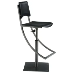 Carrier Tabouret Snack (assise +/- 65 Cm)|Tabouret De Bar (assise +/- 80 Cm)*Ophélie ® Tabouret réglable en métal et croûte de cuir