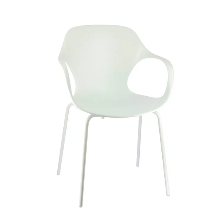 Chaise De Cuisine|Chaise De Salle à Manger*OPS ! Connubia© Fauteuil design italien empilable en polypropylène avec pieds en métal