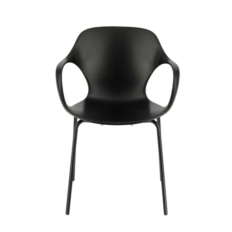 Chaise De Cuisine|Chaise De Salle à Manger*OPS ! Connubia© Fauteuil design italien empilable en polypropylène avec pieds en métal