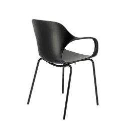 Chaise De Cuisine|Chaise De Salle à Manger*OPS ! Connubia© Fauteuil design italien empilable en polypropylène avec pieds en métal