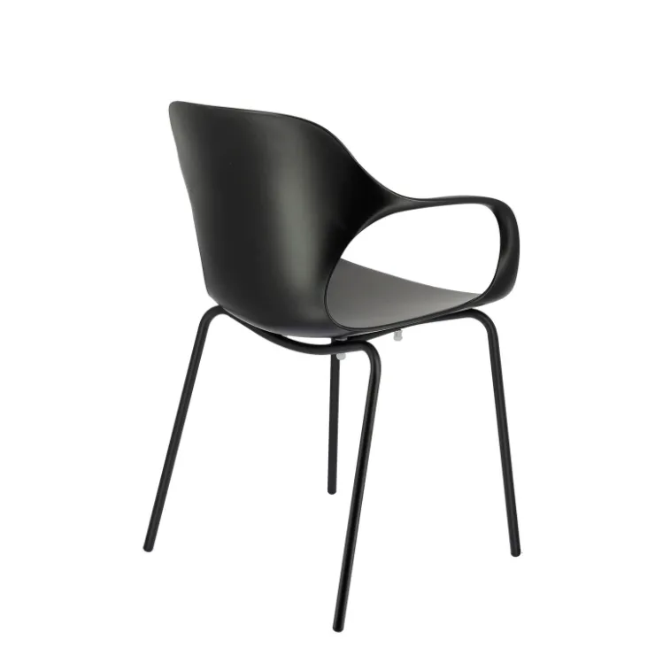 Chaise De Cuisine|Chaise De Salle à Manger*OPS ! Connubia© Fauteuil design italien empilable en polypropylène avec pieds en métal