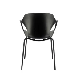 Chaise De Cuisine|Chaise De Salle à Manger*OPS ! Connubia© Fauteuil design italien empilable en polypropylène avec pieds en métal