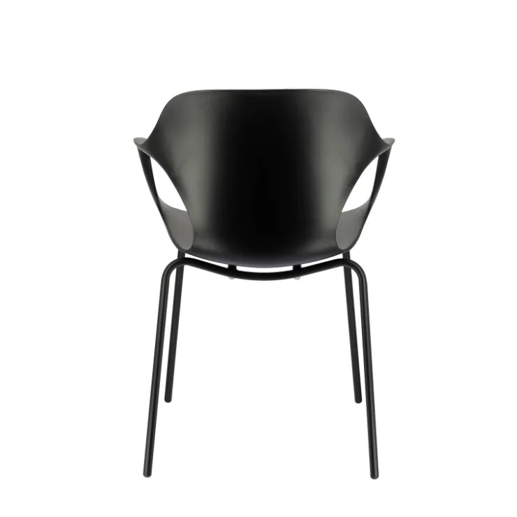Chaise De Cuisine|Chaise De Salle à Manger*OPS ! Connubia© Fauteuil design italien empilable en polypropylène avec pieds en métal
