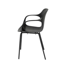 Chaise De Cuisine|Chaise De Salle à Manger*OPS ! Connubia© Fauteuil design italien empilable en polypropylène avec pieds en métal
