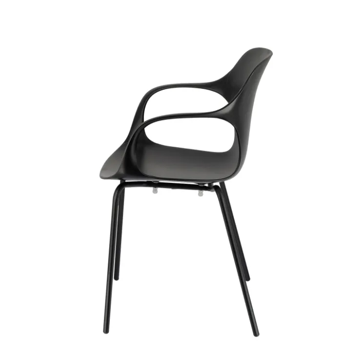 Chaise De Cuisine|Chaise De Salle à Manger*OPS ! Connubia© Fauteuil design italien empilable en polypropylène avec pieds en métal