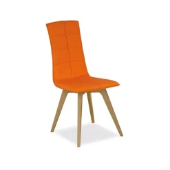 Europea Chaise De Cuisine|Chaise De Salle à Manger*Oregon Chaise matelassée italienne avec pieds en bois