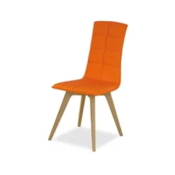 Europea Chaise De Cuisine|Chaise De Salle à Manger*Oregon Chaise matelassée italienne avec pieds en bois