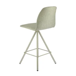 Perfecta Tabouret Snack (assise +/- 65 Cm)|Tabouret De Bar (assise +/- 80 Cm)*Osaka Tabouret snack moderne en tissu et pieds métal